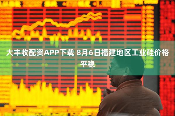 大丰收配资APP下载 8月6日福建地区工业硅价格平稳